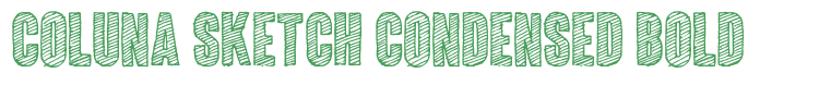 Coluna Sketch Condensed Bold
